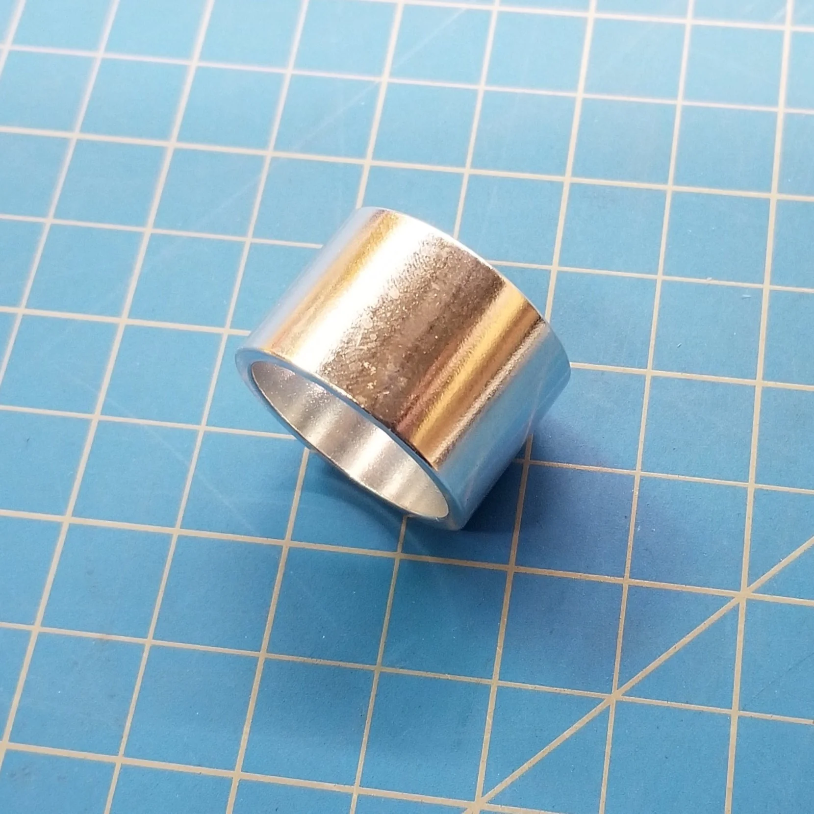 Aluminum Headset Spacer, Silver, 1 inch - Image 3