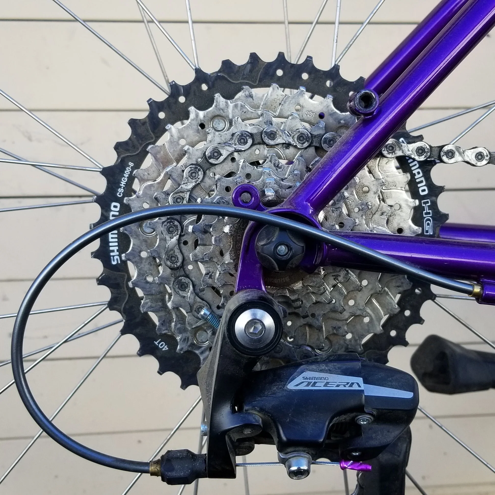Cassette, Shimano 8 speed wide range - Image 5