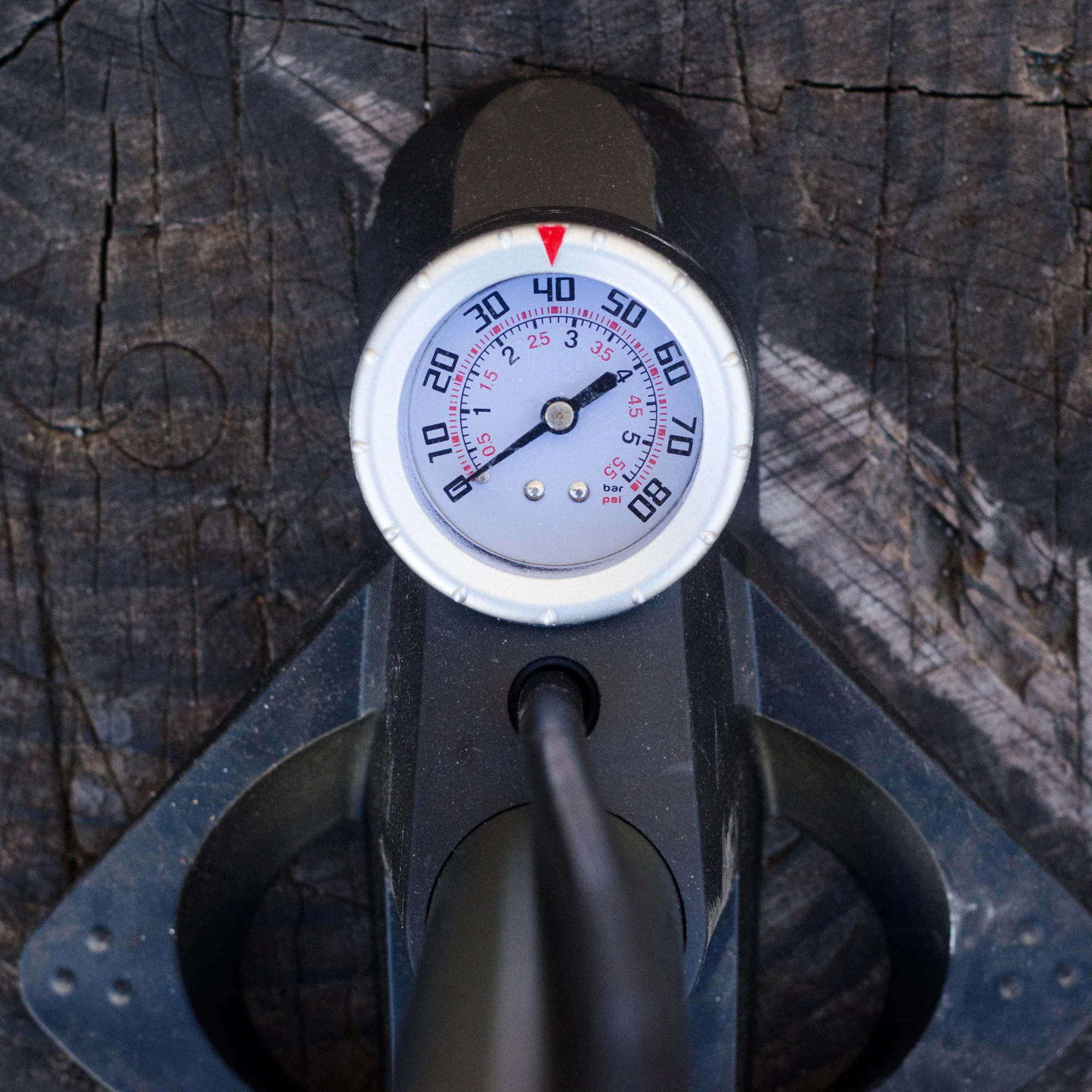 Mike PLUMPATIRE - a wood-handled Floor Pump - Image 5