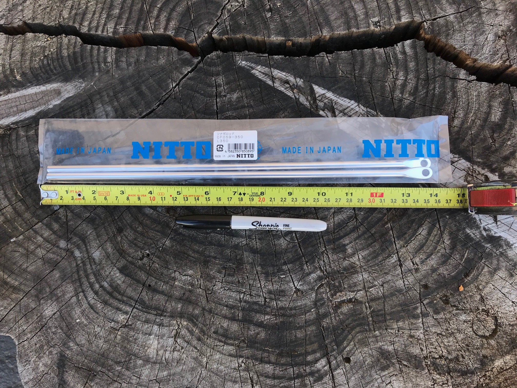 Nitto Rack Hardware - 35cm straight struts, pair - Image 2