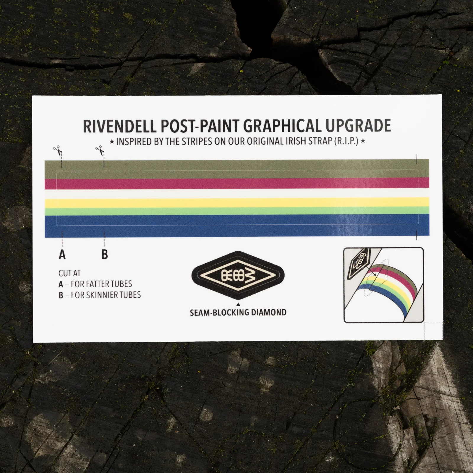 Rivendell World Champion Stripe Sticker - Image 4
