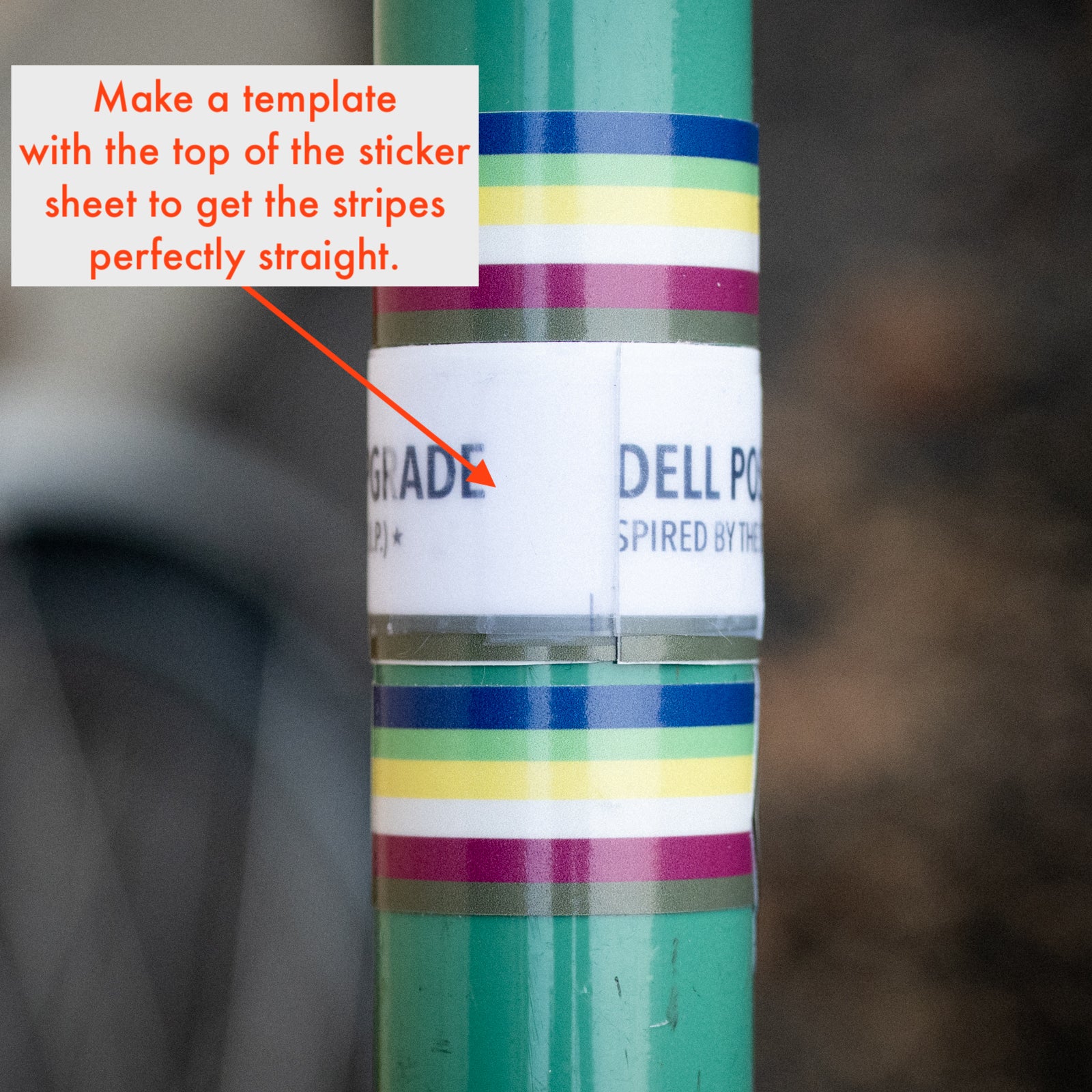 Rivendell World Champion Stripe Sticker - Image 6