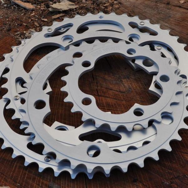 zz Rivvy Silver Chainrings - Image 2
