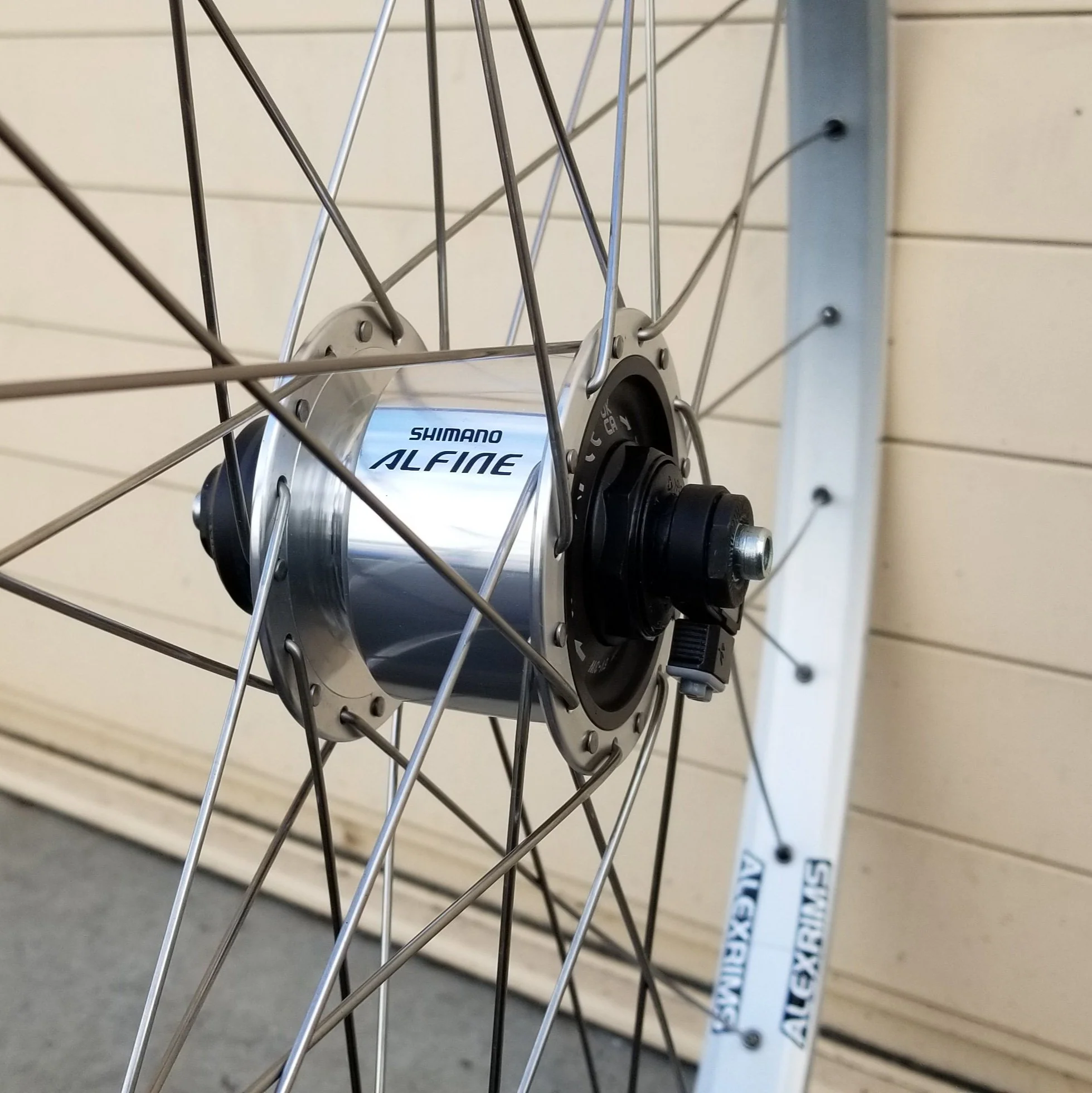 Shimano Alfine DH-S501 dynamo hub, silver - Image 5
