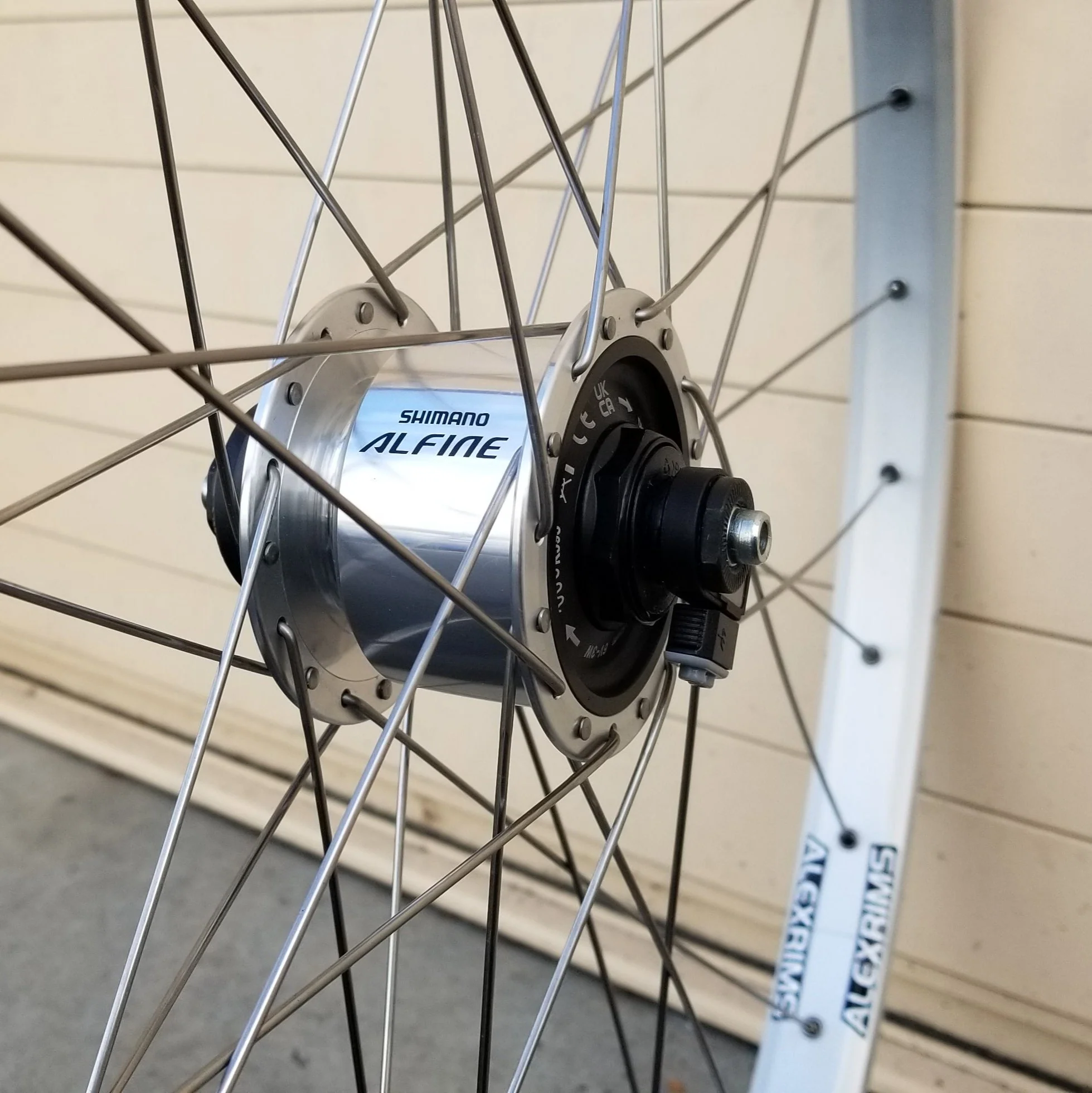 Shimano Alfine DH-S501 dynamo hub, silver - Image 6