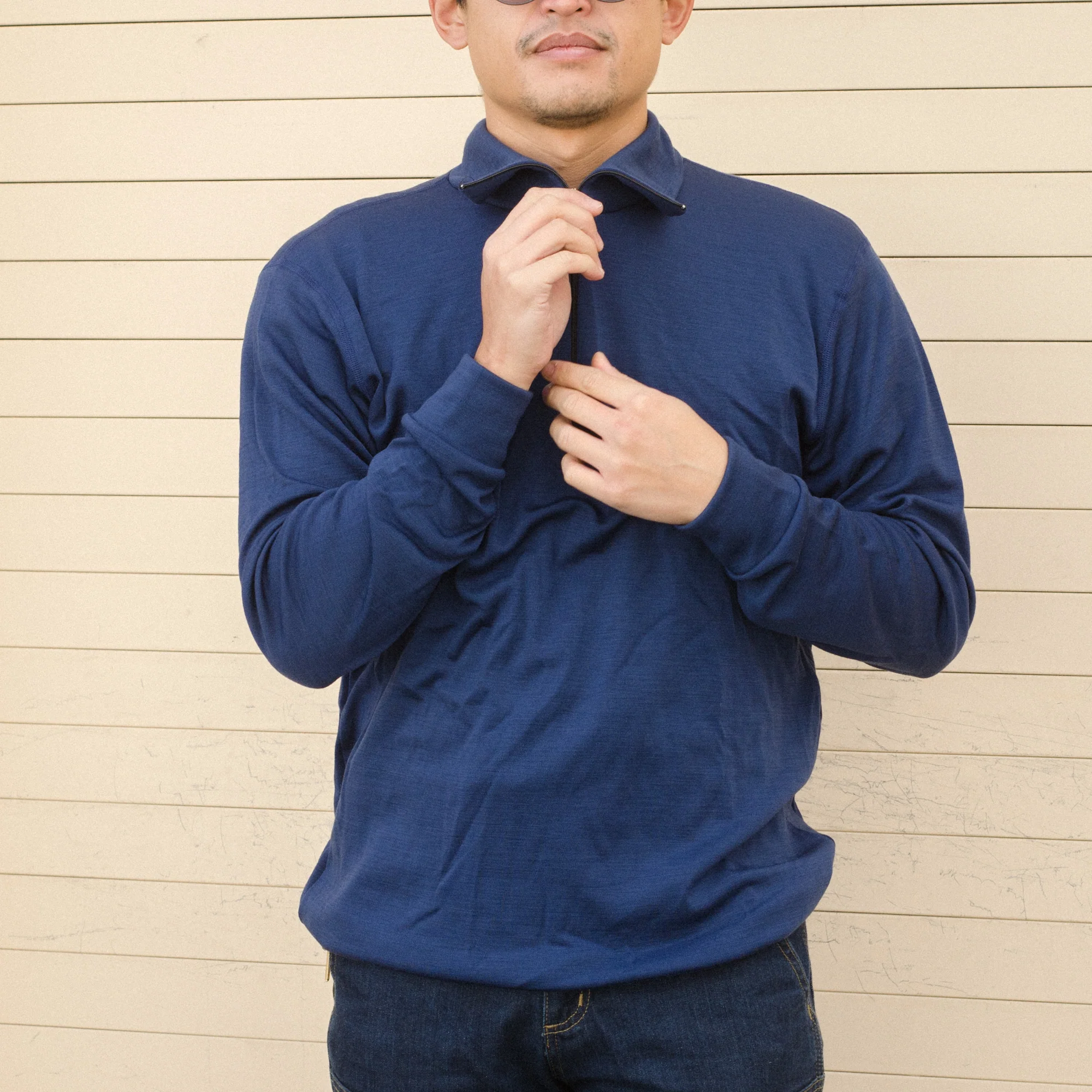 Aussie Wool Long Sleeve 1/4 zip turtleneck - Image 5