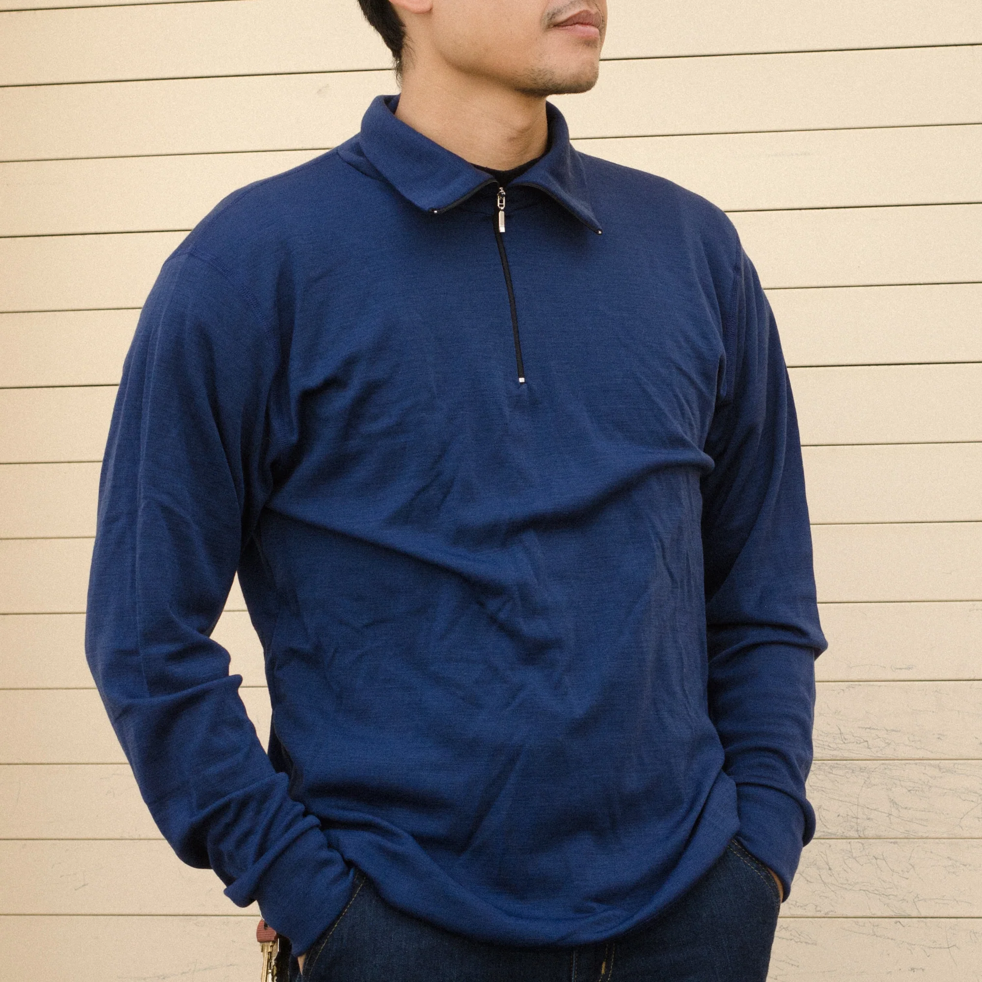 Aussie Wool Long Sleeve 1/4 zip turtleneck - Image 7
