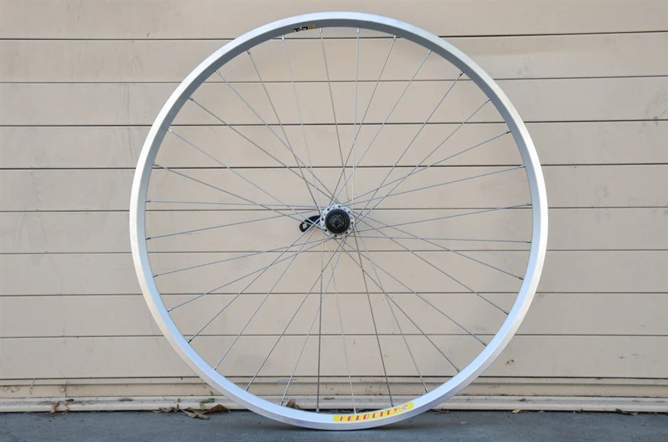 WHEEL 700c x 32h x 135mm Shimano Deore hub/Velocity Dyad web special*
