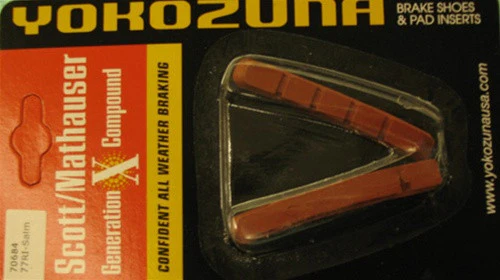 Brake Pads - Yokozuna 73mm Slip-In SALMON (pair), no discontinued??