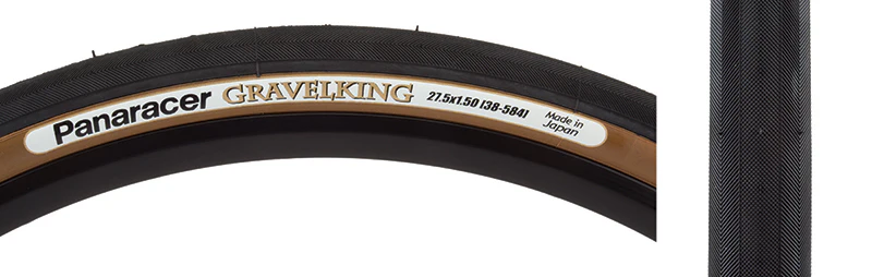 Tire - Panaracer GravelKing Slick, BROWNwall, folding - Image 2