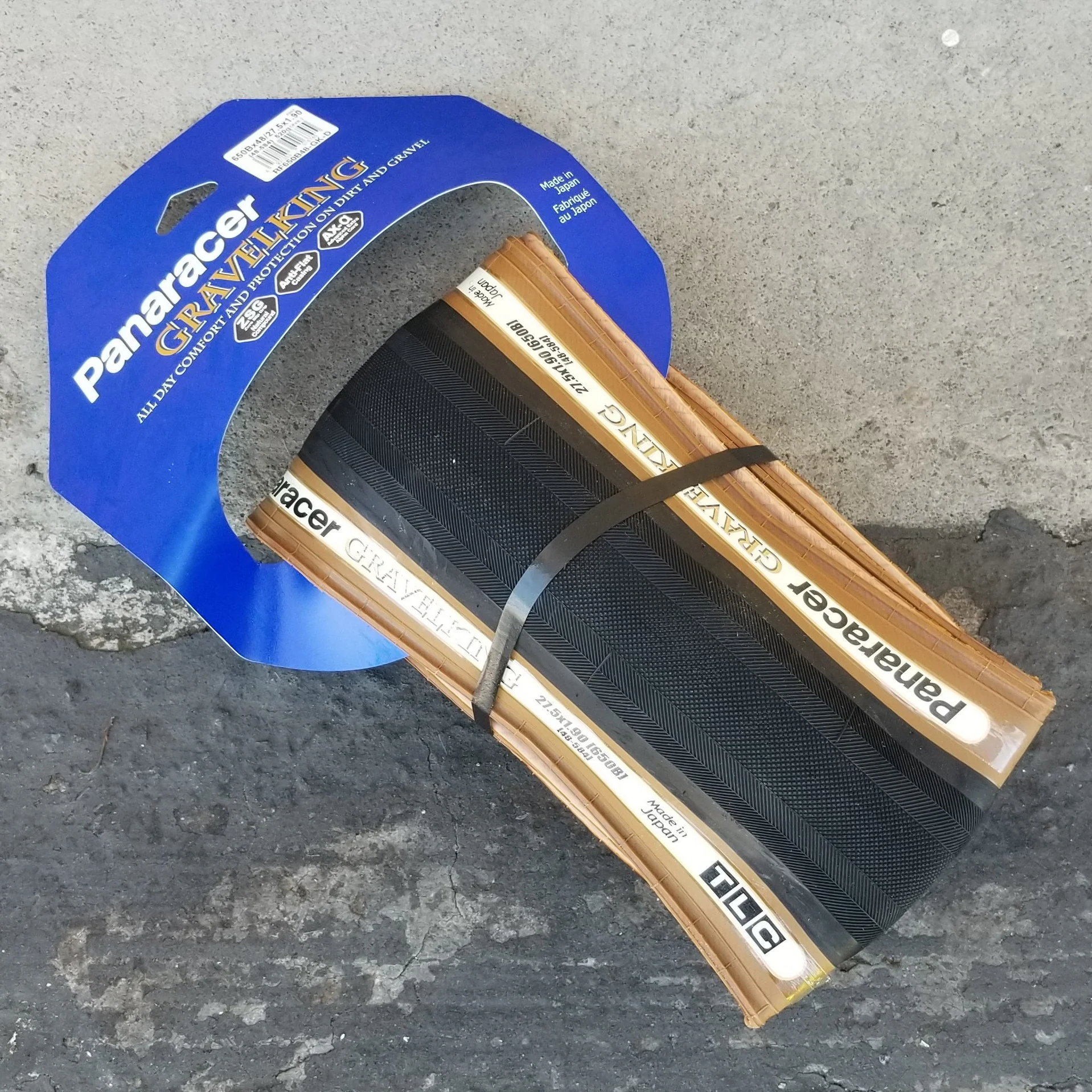 Tire - Panaracer GravelKing Slick, BROWNwall, folding - Image 4