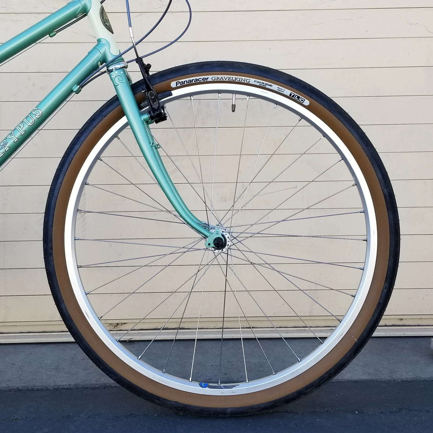 Tire - Panaracer GravelKing Slick, BROWNwall, folding - Image 6