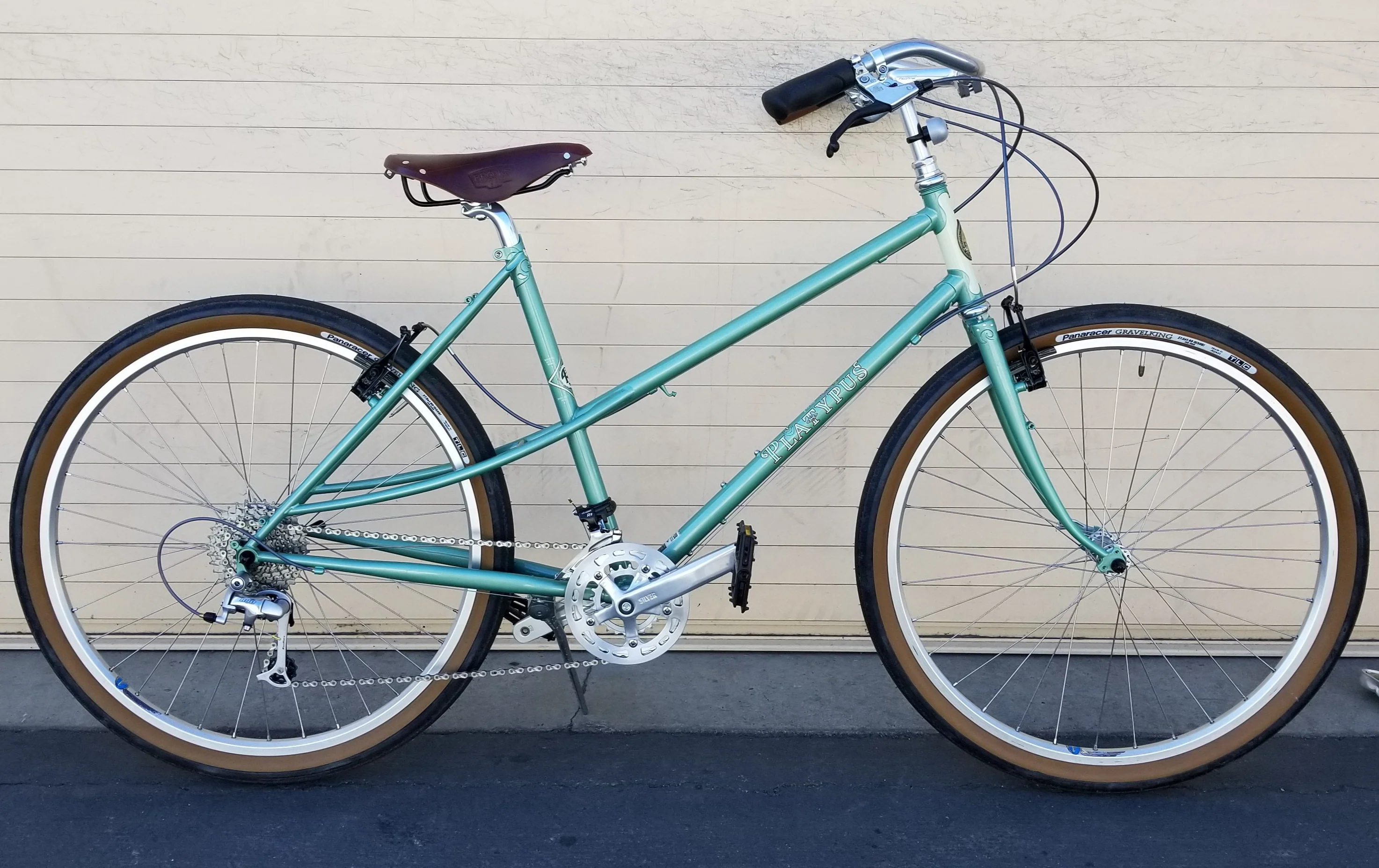 Tire - Panaracer GravelKing Slick, BROWNwall, folding - Image 7