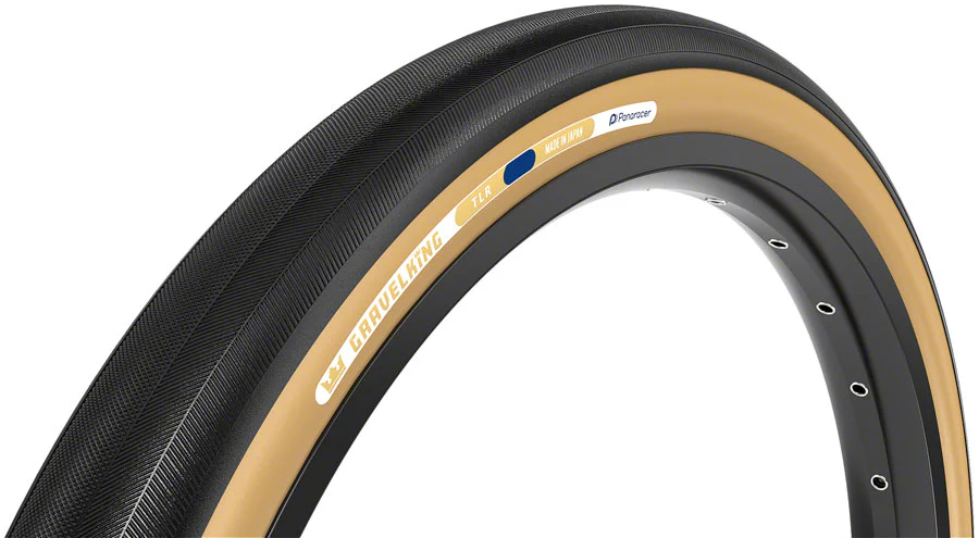 Tire - Panaracer GravelKing Slick, BROWNwall, folding - Image 8